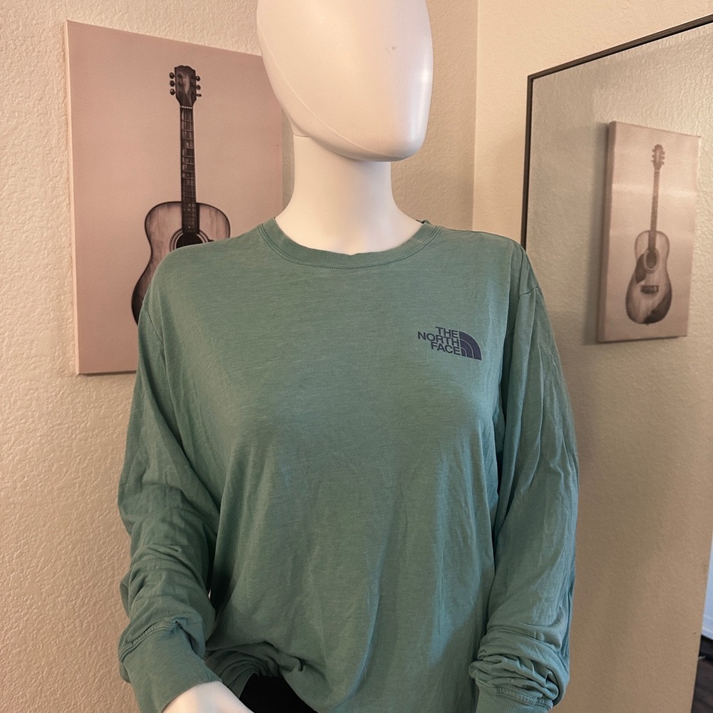 The North Face Teal Long Sleeve Shirt